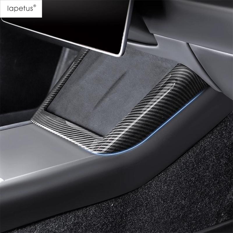 Steering Wheel / Window Lift / Rear Water Cup Panel / Central Storage Box Strip Cover Trim Accessories For Tesla Model 3 2024