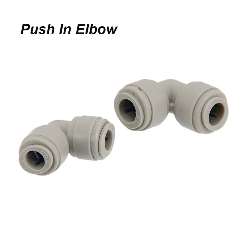 Homebrew Draft Beer Push In Fittings 1/4" 5/16" 3/8" Food Grade with EPDM O-ring Leaking Free