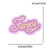 Positive Energy Letter Patch Cartoon Inspirational Quotes Embroidered Patches Iron On Patches For Jeans Jackets Sew Patch DIY
