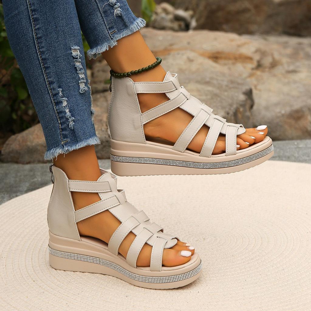 Sandalias 2025 Summer Shoes for Women Plus Size 36-43 Women Platform Sandals