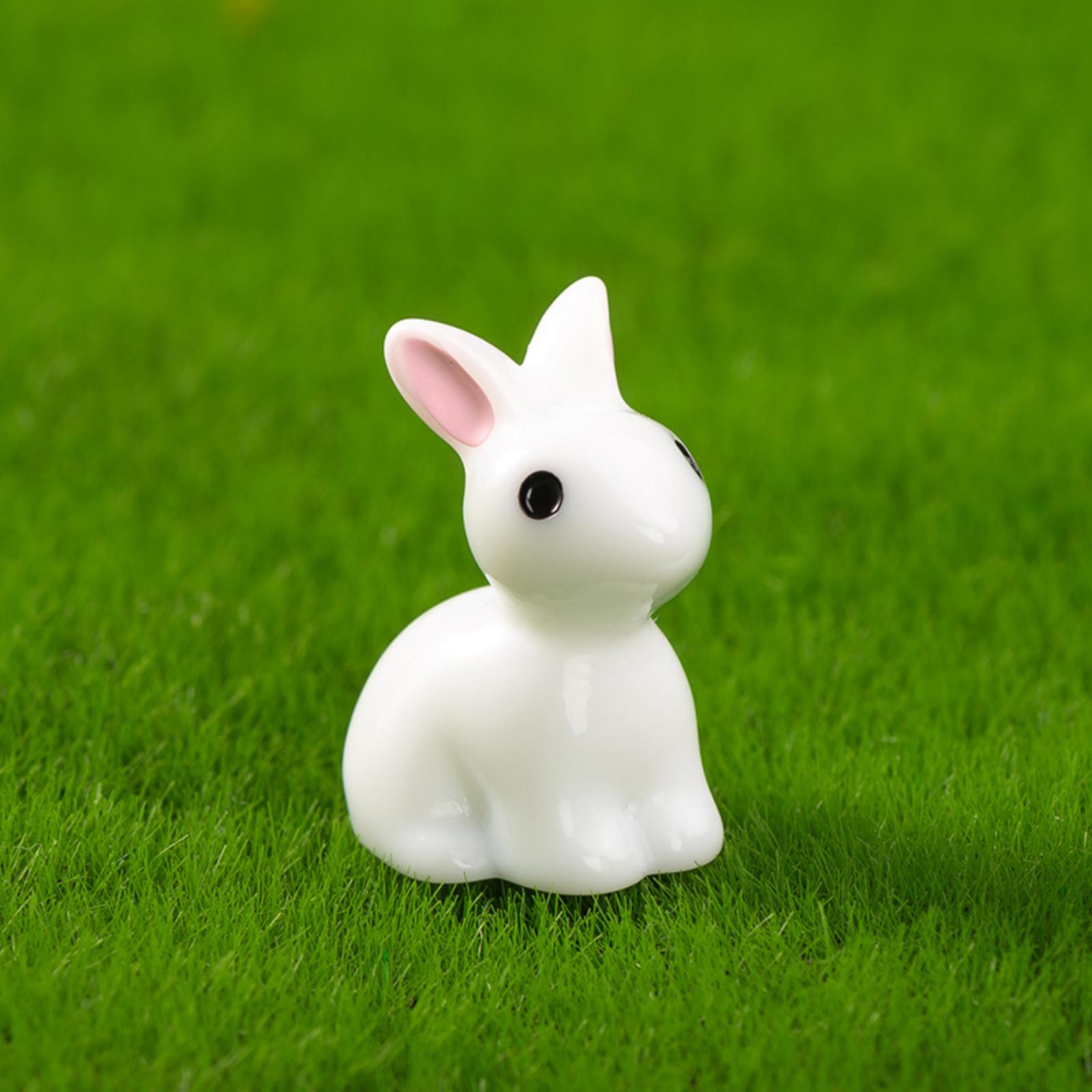 

Glow-in-the-Dark Resin Figurine Micro-Scenery Decorative Ornament Cartoon- Adorable Viral Glowing Desktop Craft Item One Size розовый