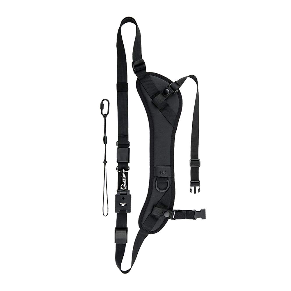 Quick Release Strap Camera Strap Compatible with Various DSLR and Mirrorless Cameras Quick Release Reduces Strain [JJC] Arca-Swiss Non-Slip чёрный