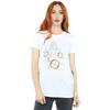 Star Wars Womens/Ladies The Last Jedi BB-8 Deconstructed Cotton Boyfriend T-Shirt