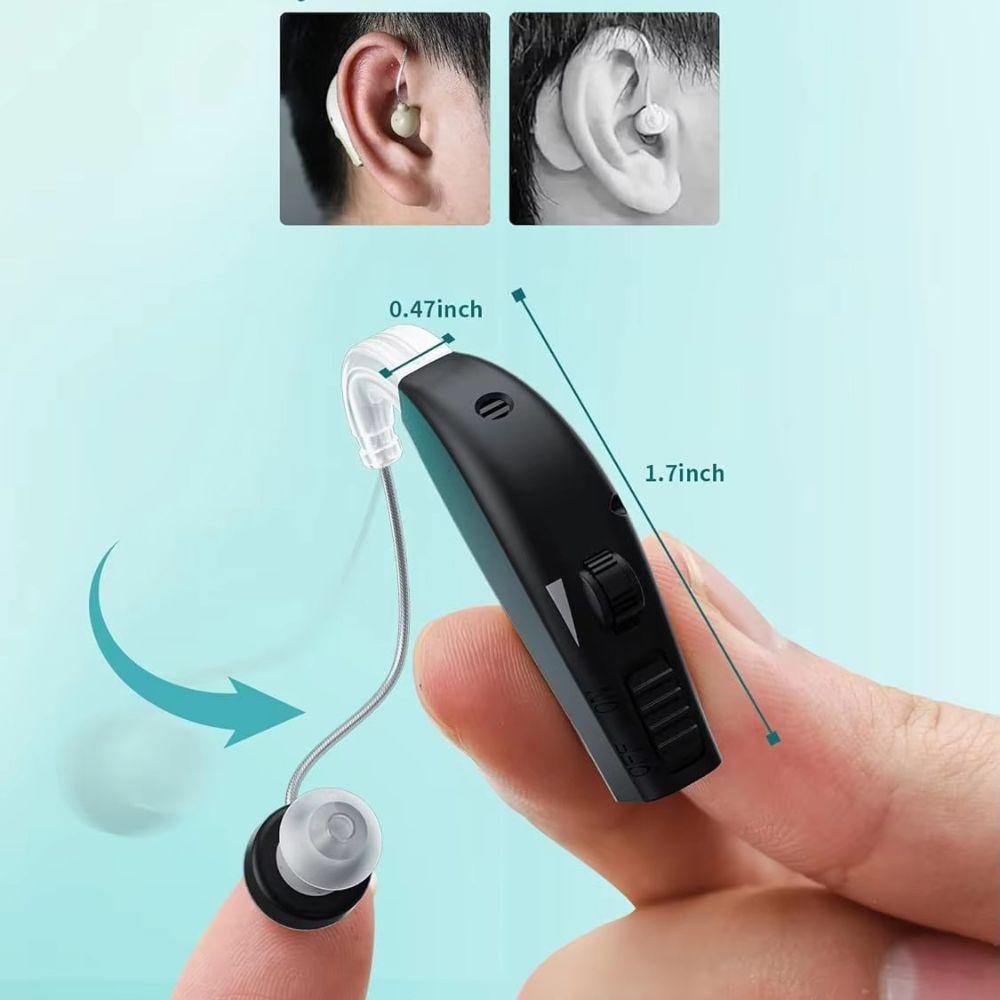 with Charging Base Hearing Amplifier Rechargeable Hearing Aids Sound Amplifier  For Seniors