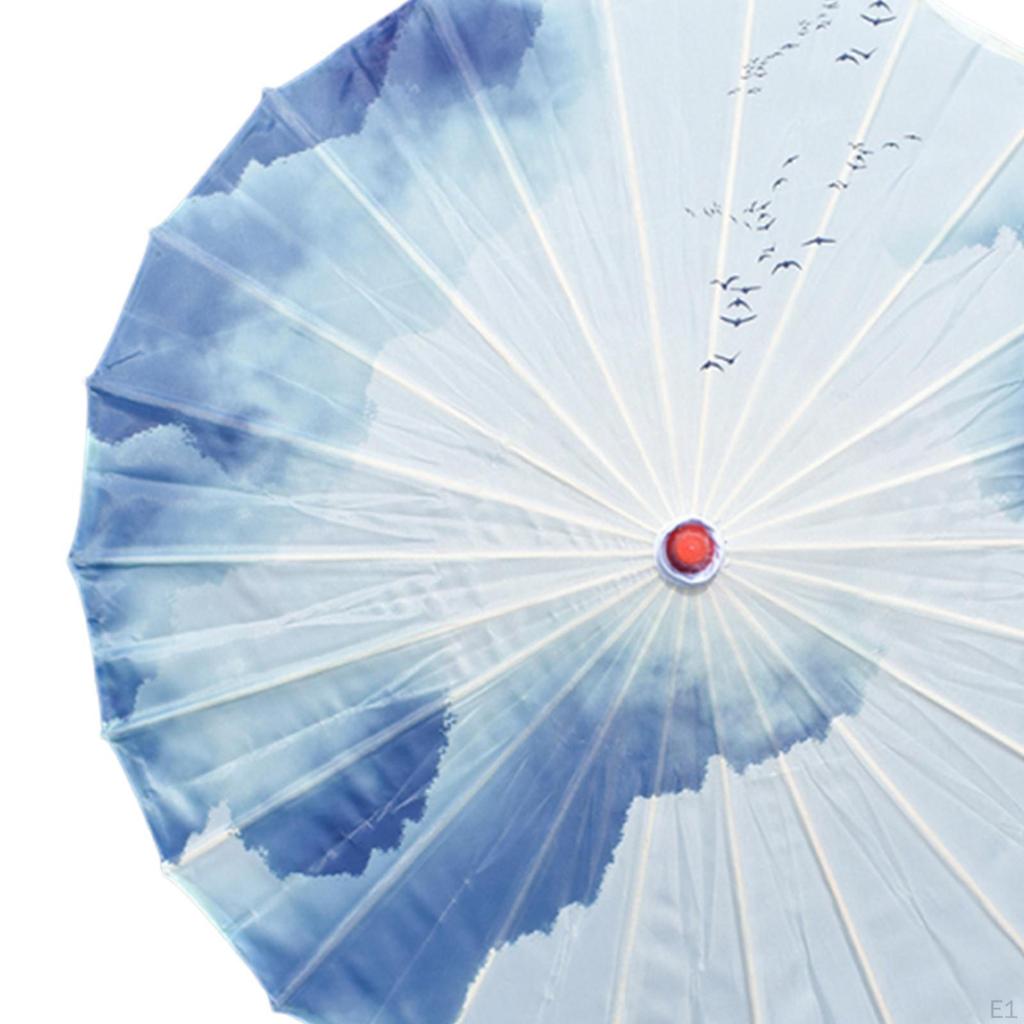 Oiled Parasol Chinese Japanese Oil Paper Umbrella for Photo Prop