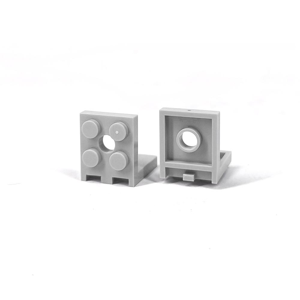 Small Particle Splicing Building Block Toy Right Angle Bracket Miniature Base Building Block Wall Bracket