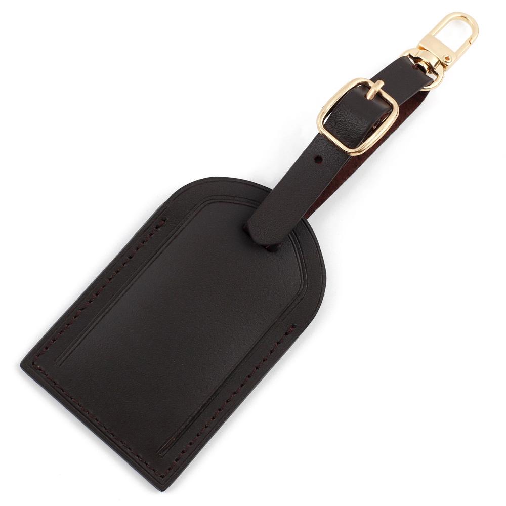 Leather Luggage Tag for Men Women Suitcase Labels Baggage Tote Bag Tag ID Tags Protective Cases Travel Bags Label Accessory