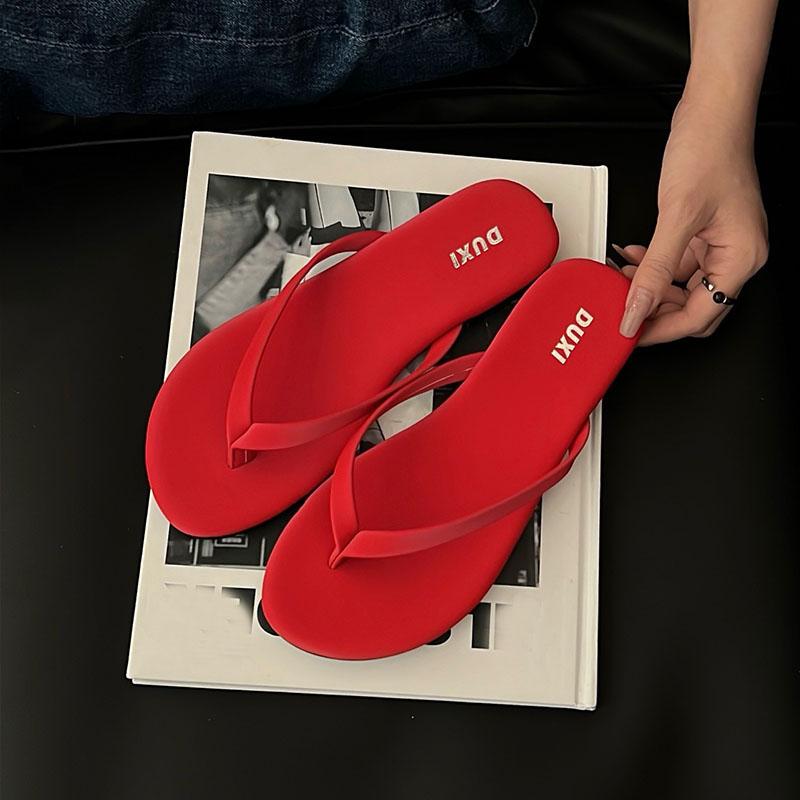 Fashion Fashion Round Toe  Ladies Flats Slippers Shoes Female Summer Beach Slides Women Flats Slippers Shoes Sandals Flip Flops