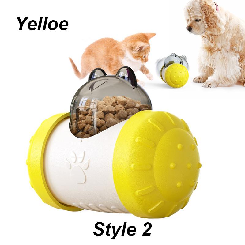 Dog Puzzle Toys Pet Food Interactive Tumbler Slow Feeder Puppy Toy Snack Treat for Pet Dog Cat Training Goods for Pets
