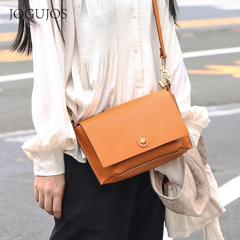Hot-selling new product bags, first-layer cowhide leather women's bags, shoulder bags, retro fashion messenger bags, bags for women