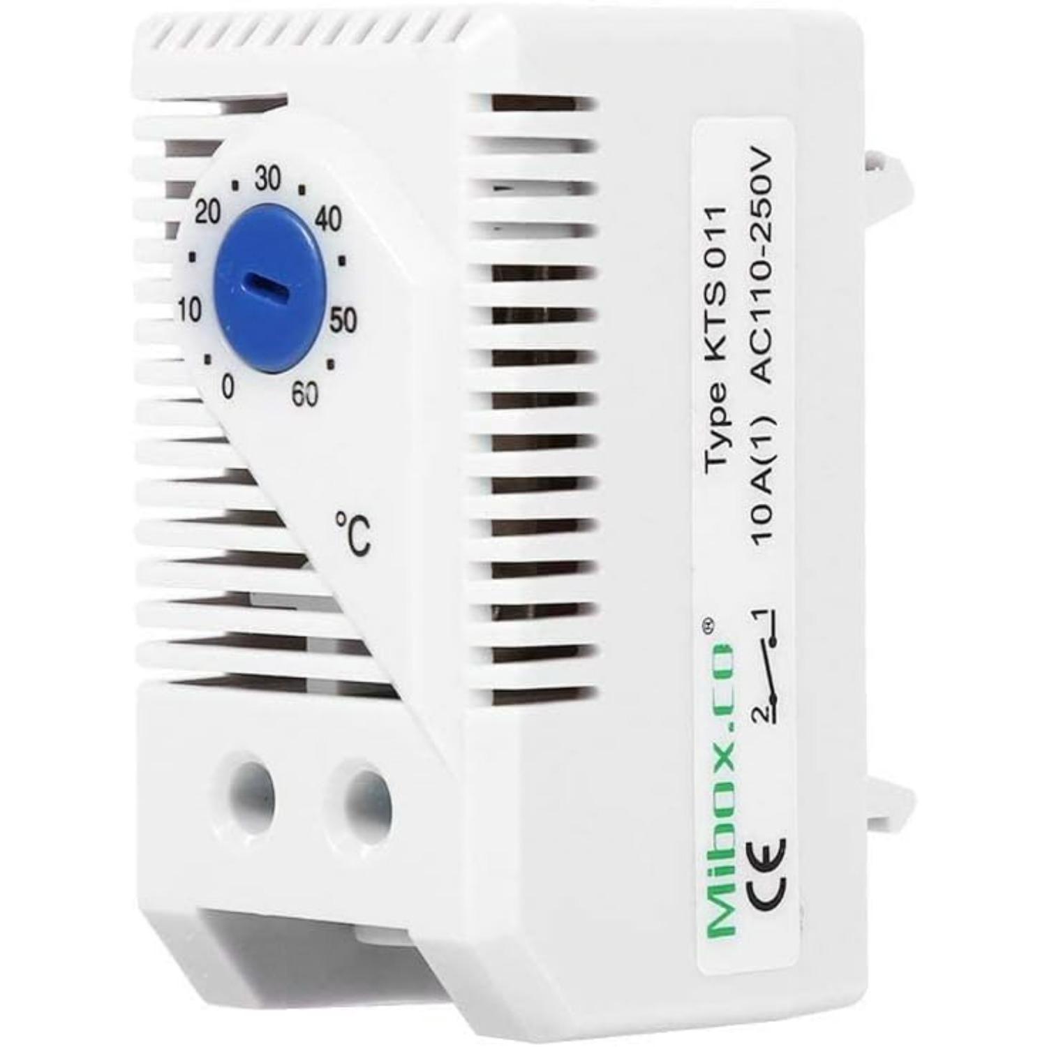 Mechanical Thermostat,Thermostate Temputure Controller 0-60℃ Adjustable Mechanical Temperature Control Switches Compact Temperature Controller K01