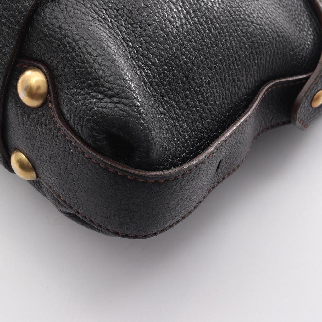 Used Salvatore Ferragamo Gancini Handbag 21 6823 leather Brown Used Women