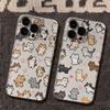 Transparent Shockproof Phone Case for IPhone 17 16 15 14 13 12 11 Pro Max IPhone 16 15 14 Plus Adorable Pixelated Kittens