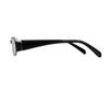 Bayline Reading Glasses White Bicolor Square Unisex 892 Black x [Bayline] (Prescription Glasses) (+2.0, White)