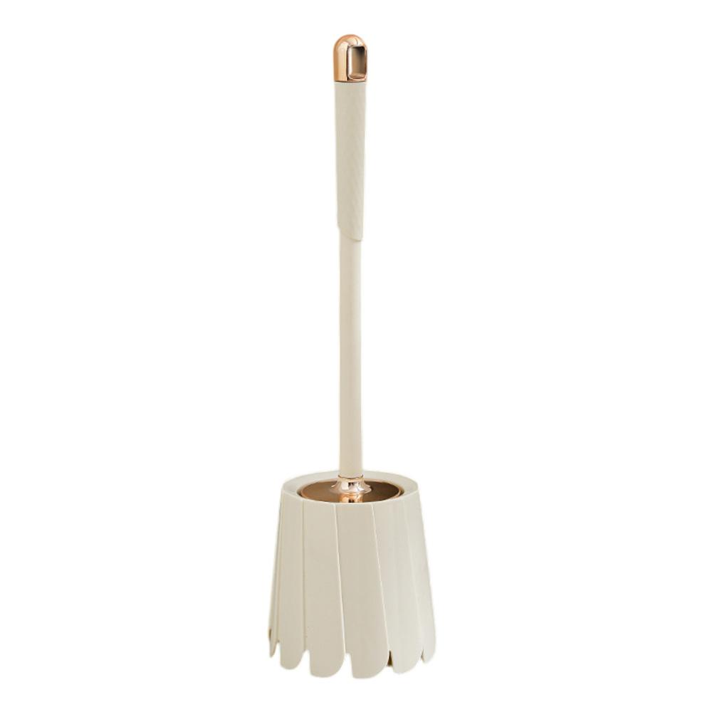 Toilet Brush Set With Long Handle No Dead Angle Cleaning Round Head Brush For Bathroom Home Use