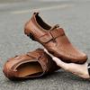Fashion Summer New Breathable Punching Leather Shoes Men Designer Loafers Quality Non-slip Outdoor Sneakers Adult Men Driving Men Shoes