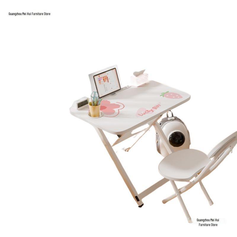 Przenośny wielofunkcyjny składany zestaw biurka i krzesełka dla dzieci - Nie wymaga montażu