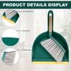 Small Broom and Dustpan Set Cleaning Brush, Dustpan Brush Set, Handheld Broom and Dustpan Set, Mini Handheld Home Desktop