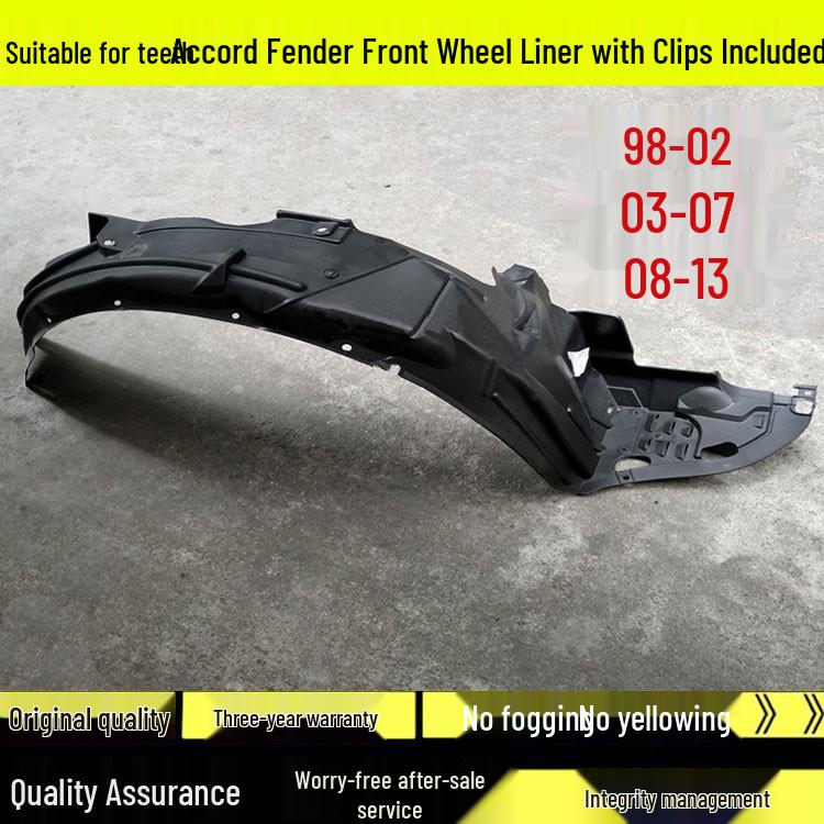 Front Fender Liner Mudguard for Honda Accord (6th-9th Gen)