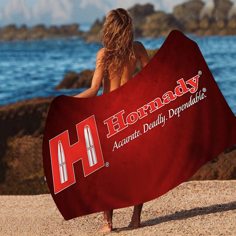 Hornady Microfiber Blanket Quick Drying Beach Towels Oversized Printing Super Absorbent Pool Towel Blanket