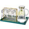 OLOEY Heat-Resistant Glass Cup Set with Holder