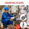 Gutter Crimping Tool Metal Sheet Pliers Bender Downspouts Crimper Gutter Hand Tools For Stove Pipes Ductworks Electrical System