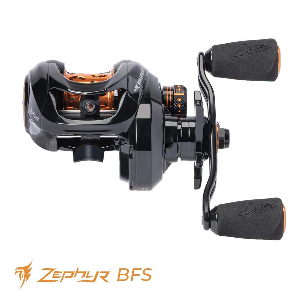 KASTKING Zephyr BFS Baitcasting Gear Drag Bait Finesse Ball Carbon Suitable for Bass and Saltwater Reel, 7.21 Ratio, Clicker, Ultra-lightweight