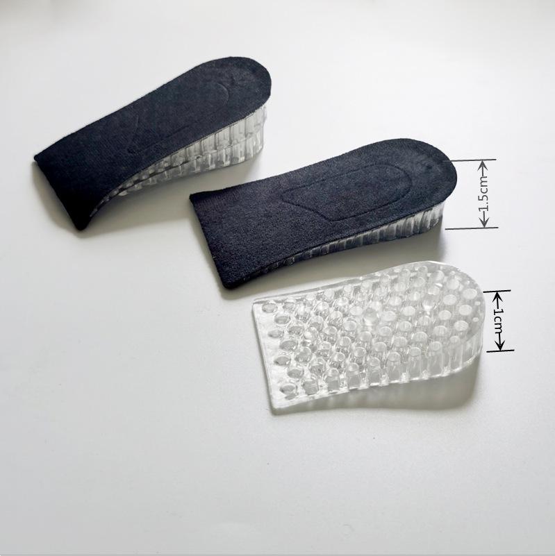 Thickened PU Air Cushion Insole: Shock-Absorbing, Height-Increasing Pad for Men & Women