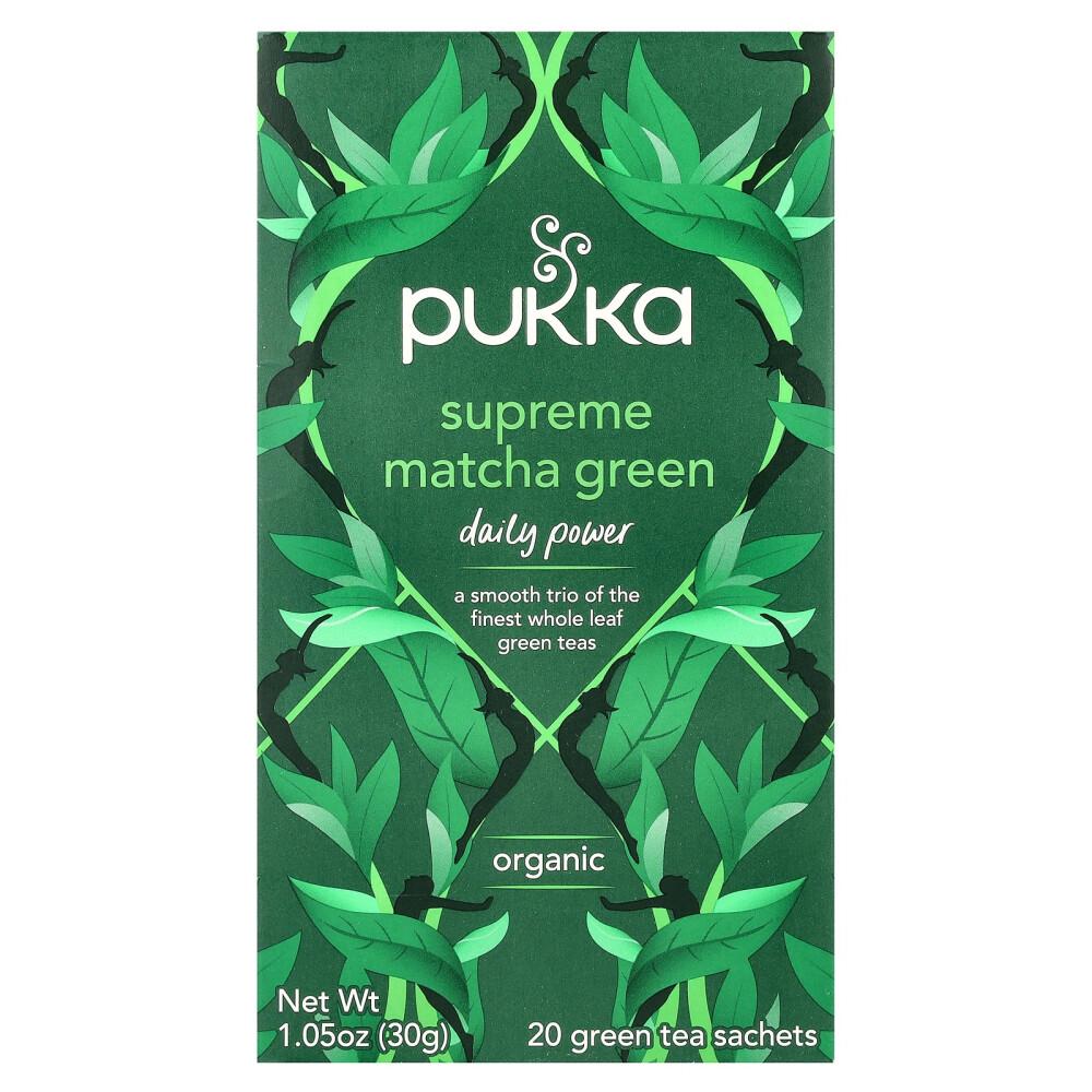 

Pukka Supreme Matcha Green Tea Bags, 20 Count, 30g (1.05oz)
