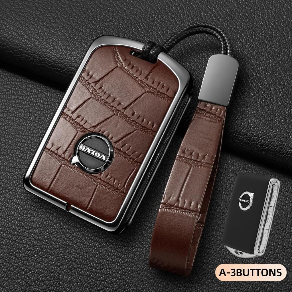 Volvo Alloy Key Case for XC60, S90, S60, XC40, XC90, V60, V90 Models