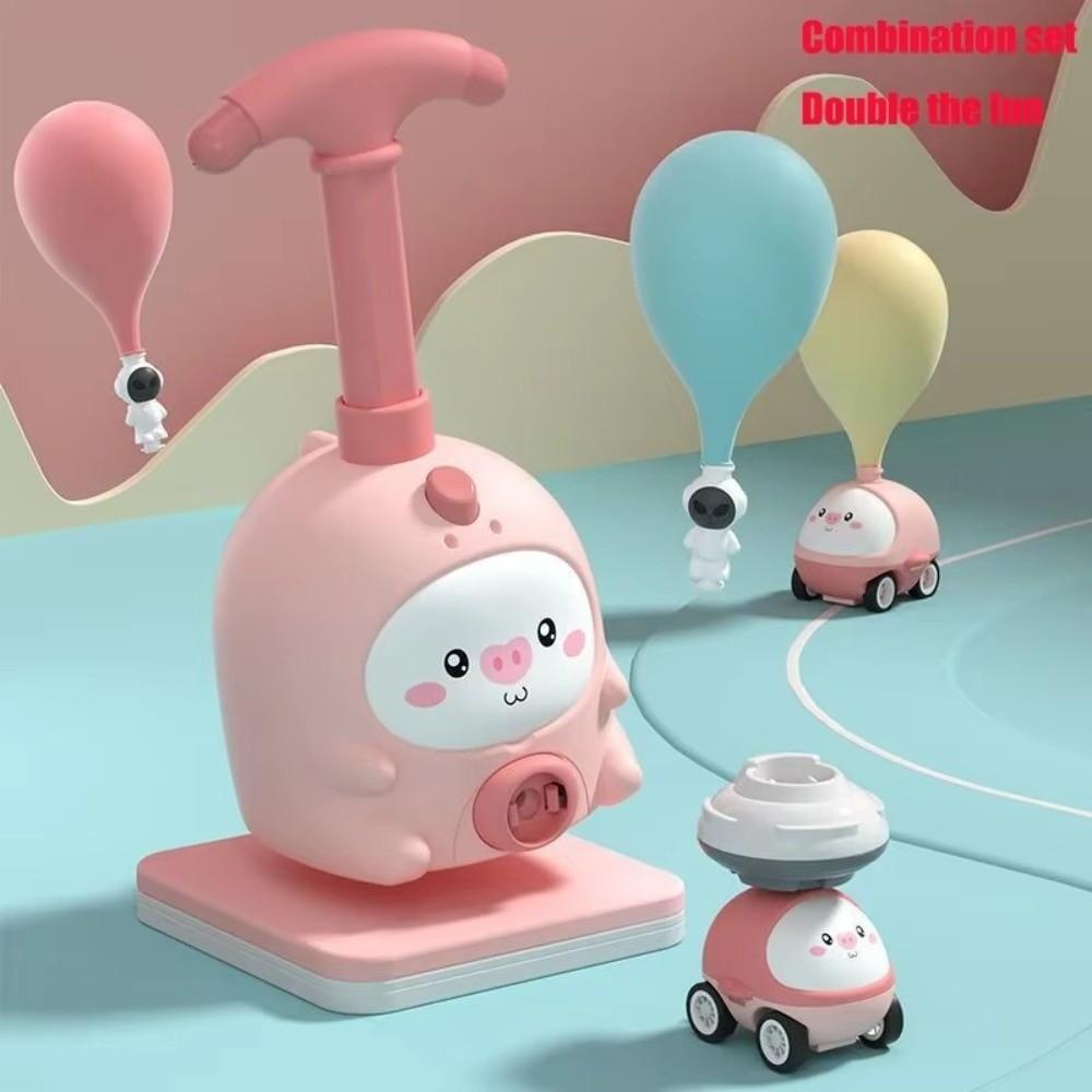 Seal Balloon Launcher Toys Pig Balloon Powered Cars Gifts Balloon Car Toy  Parent-child Interaction