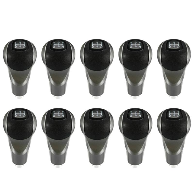 

NEW-10X Shift Head, 5 Speed Gear Shift Knob Manual Shift Ball Stick For Honda Civic 2006-2011 54102-SNA-A02 чорний