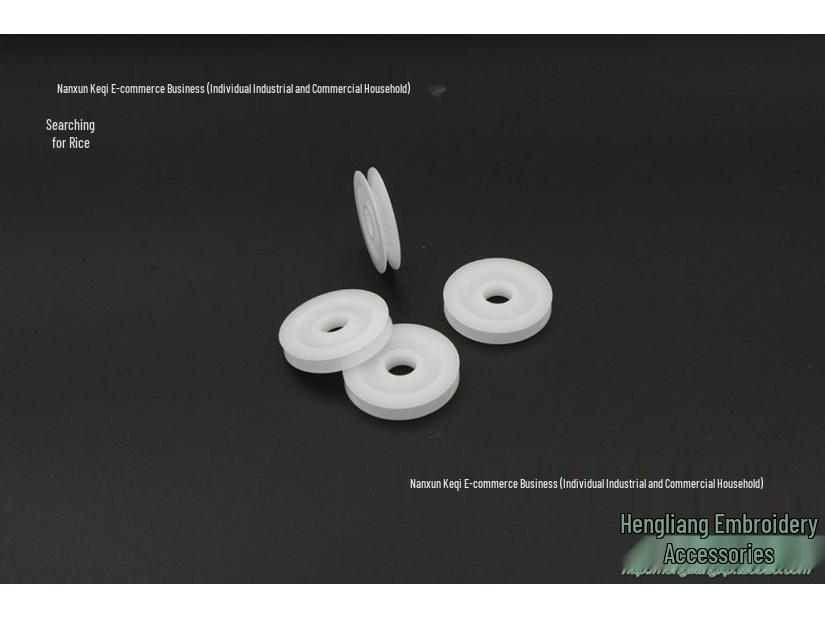 Embroidery Machine Thread Holder & Guide Wheel