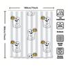 1Pccute Ghost Shower Curtain With Smiling Ghosts And Pumpkins Halloween Decor For Bathroom Kids Room