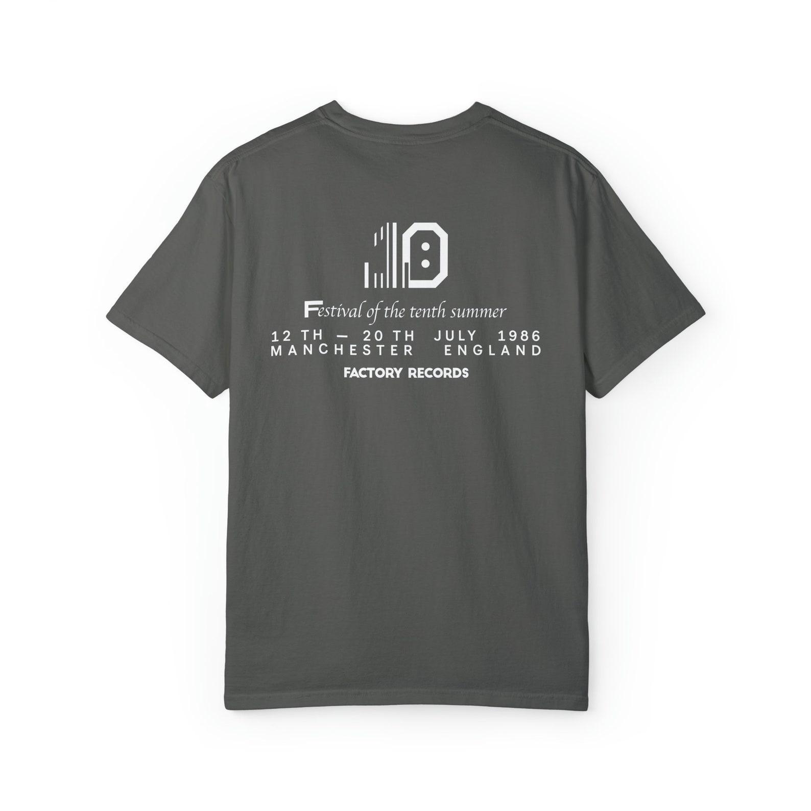 Factory Records 1986 Employee Tee/Factory Records T shirt/Factory Records/Record label T shirt/Music Tee/Joy Division/New Order/Hacienda M