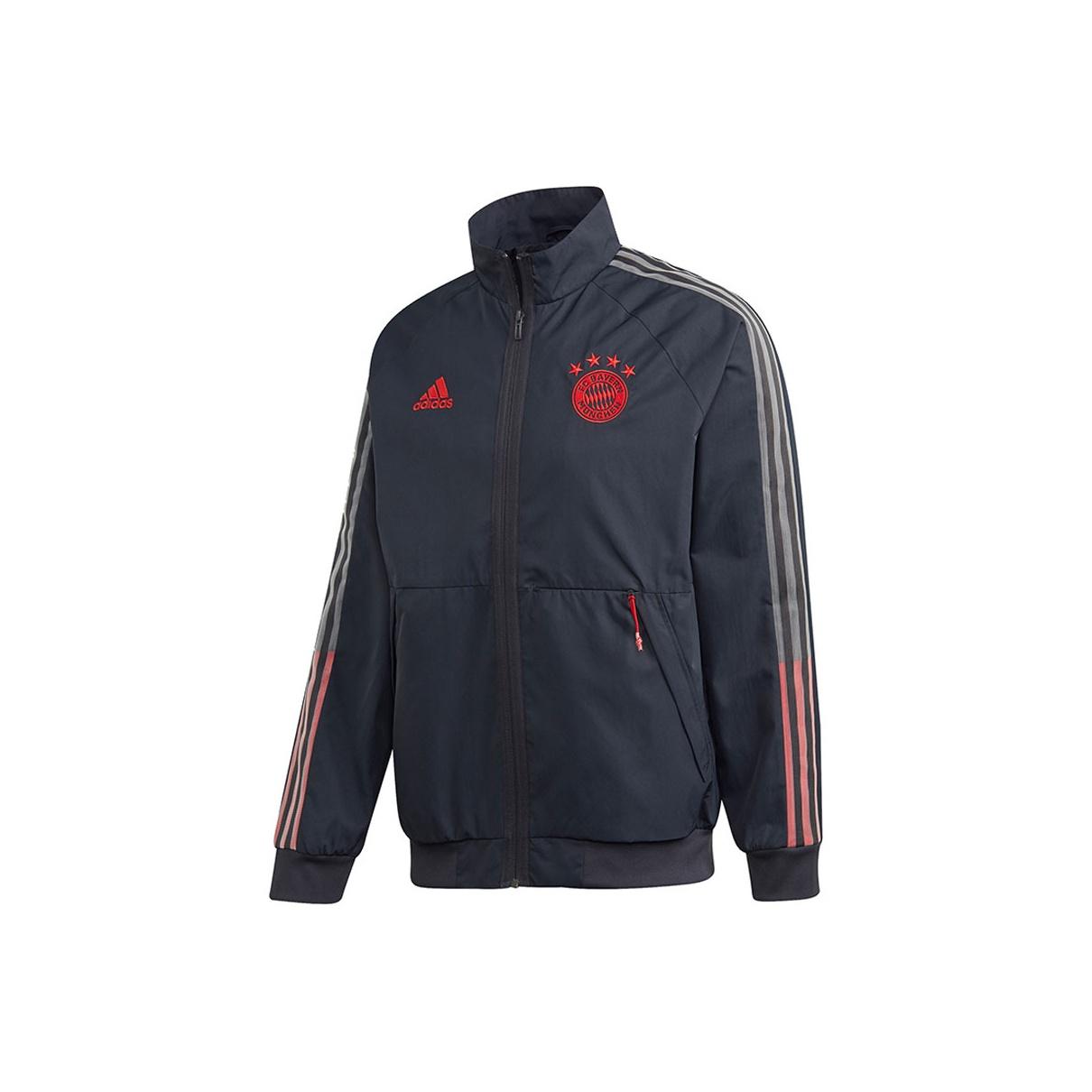 

Adidas Bayern Football Training Куртка мужская спортивная одежда темно-небесно-серый FR3985 XL