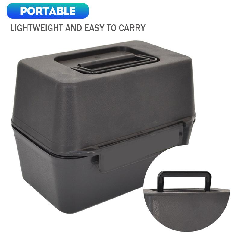 Large Capacity Electric Lunch Box Portable Electric Heating Food Warmer Heater Rice Container for Home Office Car Lunch Box Black 12V