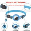 Anti-Lost Cat Collar for Airtag Tracker Protective Case with Bell No GPS Reflective Cats Necklace Kitten Accesories Pet Products