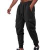 Men's Solid Color Workwear Jogger Ccasual Sports Plaid Outdoor Trousers