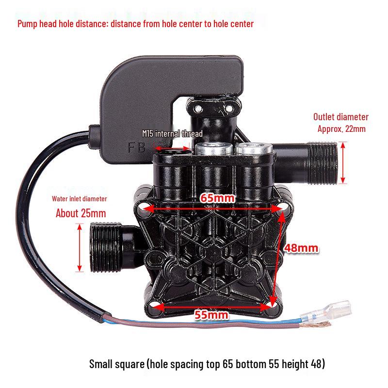 220V Portable High Pressure Adjustable Washer with Brush and Pump Accessories