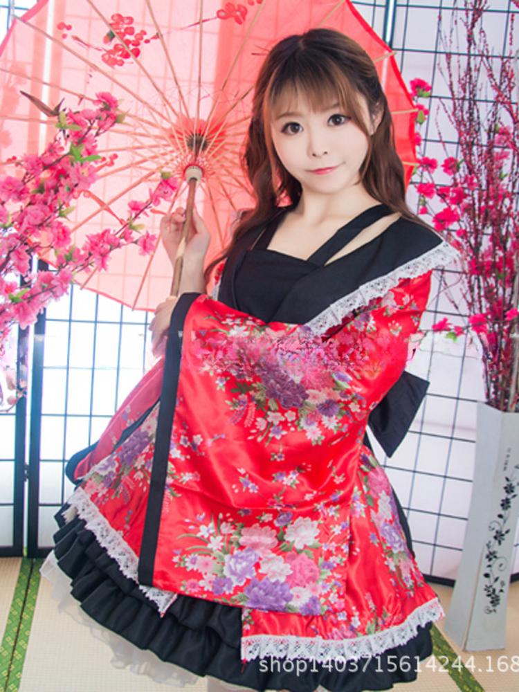 

Новое платье, элегантное праздничное платье Sweet Janpan, костюм на Хэллоуин, косплей с длинными рукавами, одежда для косплея XXXL красный