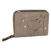 Moomin Bifold Wallet with Round Zipper and Snap Button Closure Women's (82012)