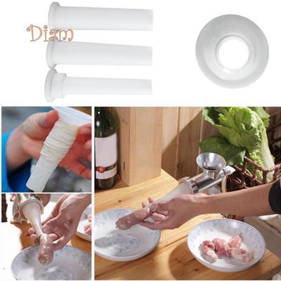 CO&LO Meat Grinder Handmade Stuffing Tube Sausage Maker Stuffer Plastic Funnel Tool
