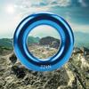 Anello di calata rotondo in alluminio Climb Tensione perfetta Lega di alluminio Anello O(blu)