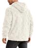 Men's Embroidered Hooded Lambswool Pullover Sweatshirt