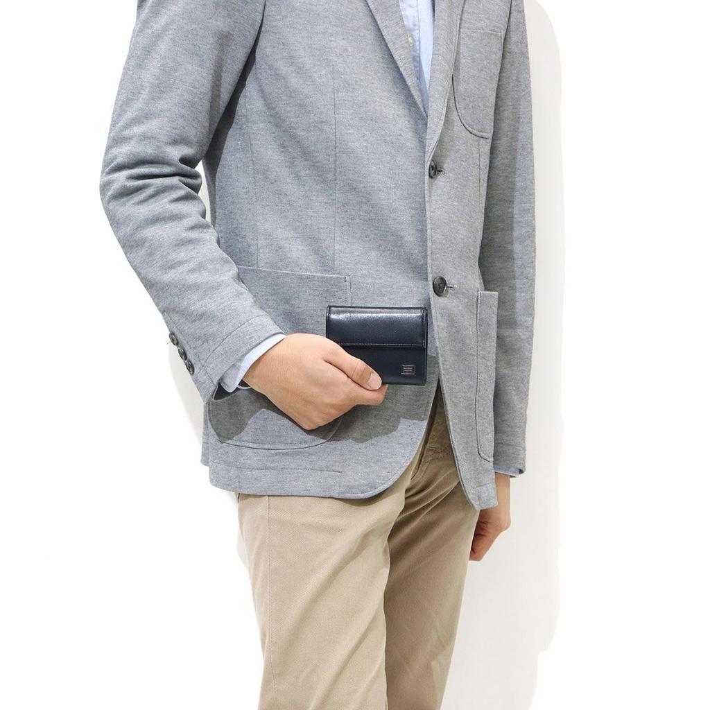 Porter Plume Tri-fold Wallet 179-03874 Navy50