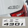3D ABS Auto Buchstaben Logo 430i 430d Plakette Aufkleber Emblem Abziehbilder Für BMW 4er Serie 430i 430d G22 G26 G23 Heckkennzeichnung Zubehör
