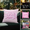 Minaj-Singer Pink Friday Pillow Case Comfort Sofa Bed Silky Elegant Invisible Zipper Decorative Cushion Cover