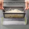 16 in 1 Vegetable Chopper with Handle Kitchen Mandoline Slicer Food Grater Cutter set for Fast Meal Prep and Egg Cutting