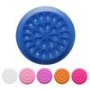 100Pcs Eyelash Glue Holder Abundant Quantity Rich Colors Multiple Grooves Disposable PVC Eyelash Extension Glue Holder Pallet Pad Makeup Tool